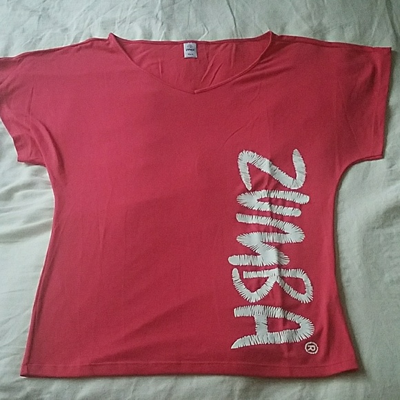 Zumba Fitness Tops - FLASH SALE!! Gently Used Zumba Fitness Loose Top Size XS/S